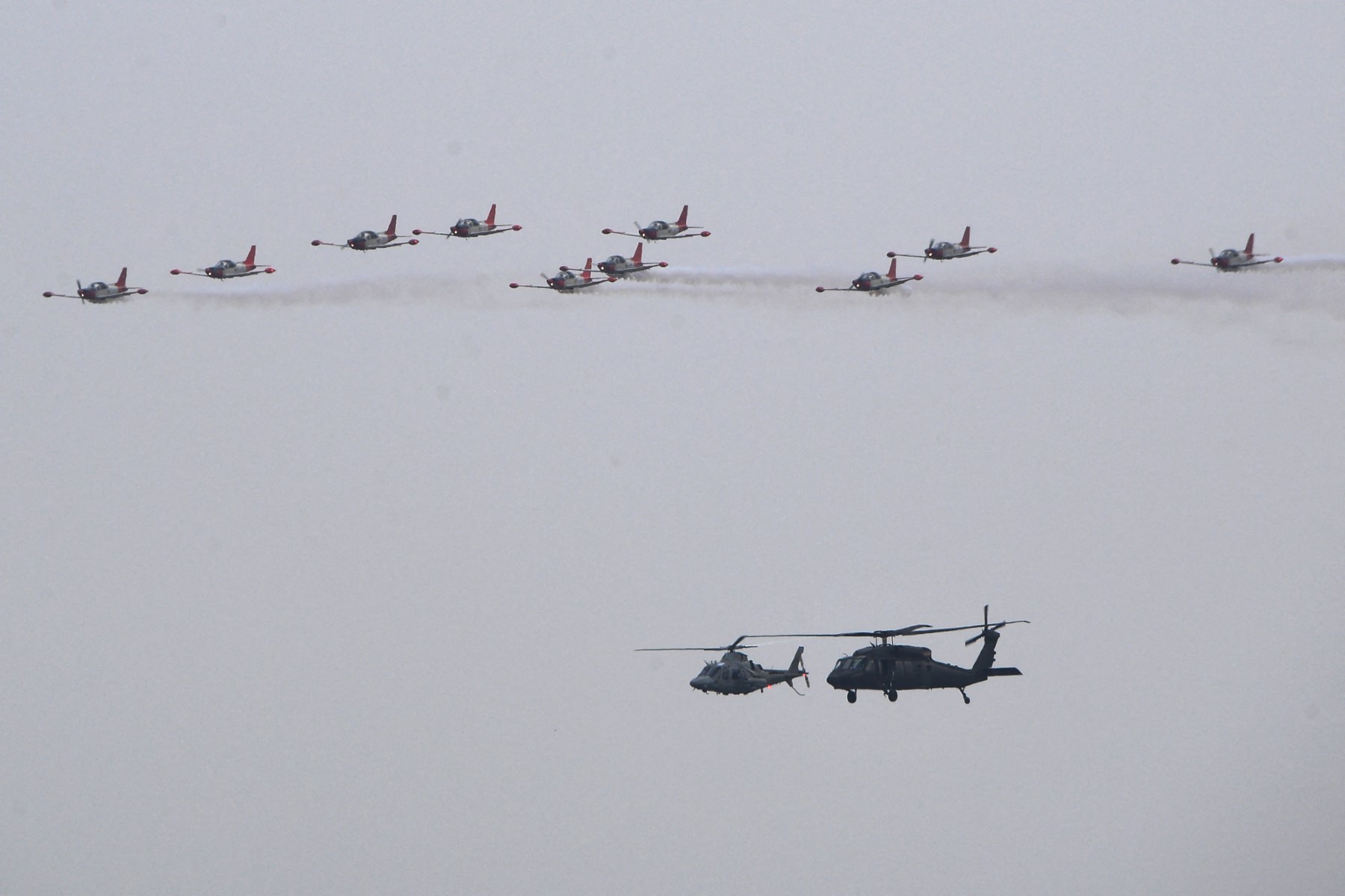 Image from: Mid-air collision of Philippines military planes kills four pilots