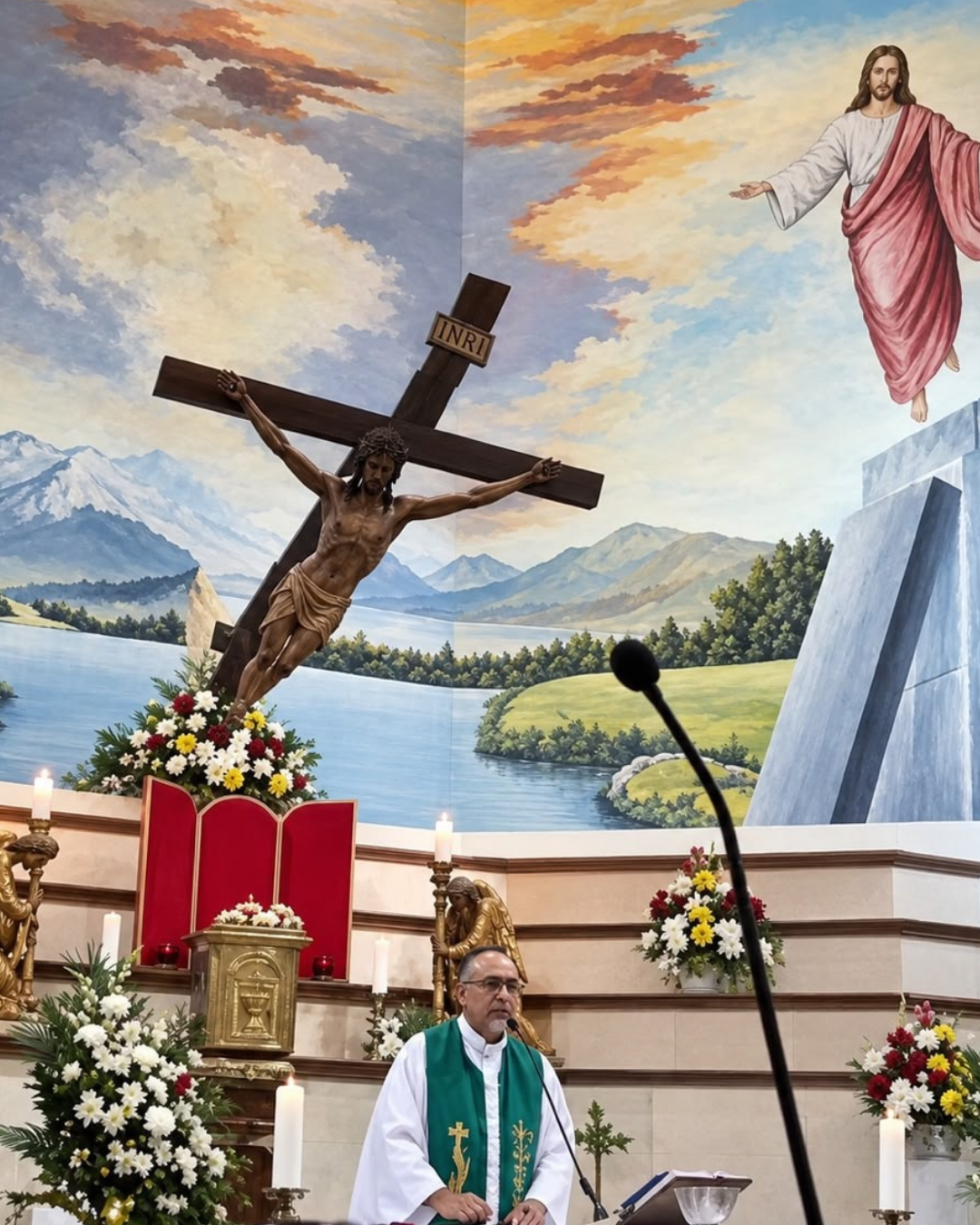 Falling crucifix kills priest during Mass in Ecuador