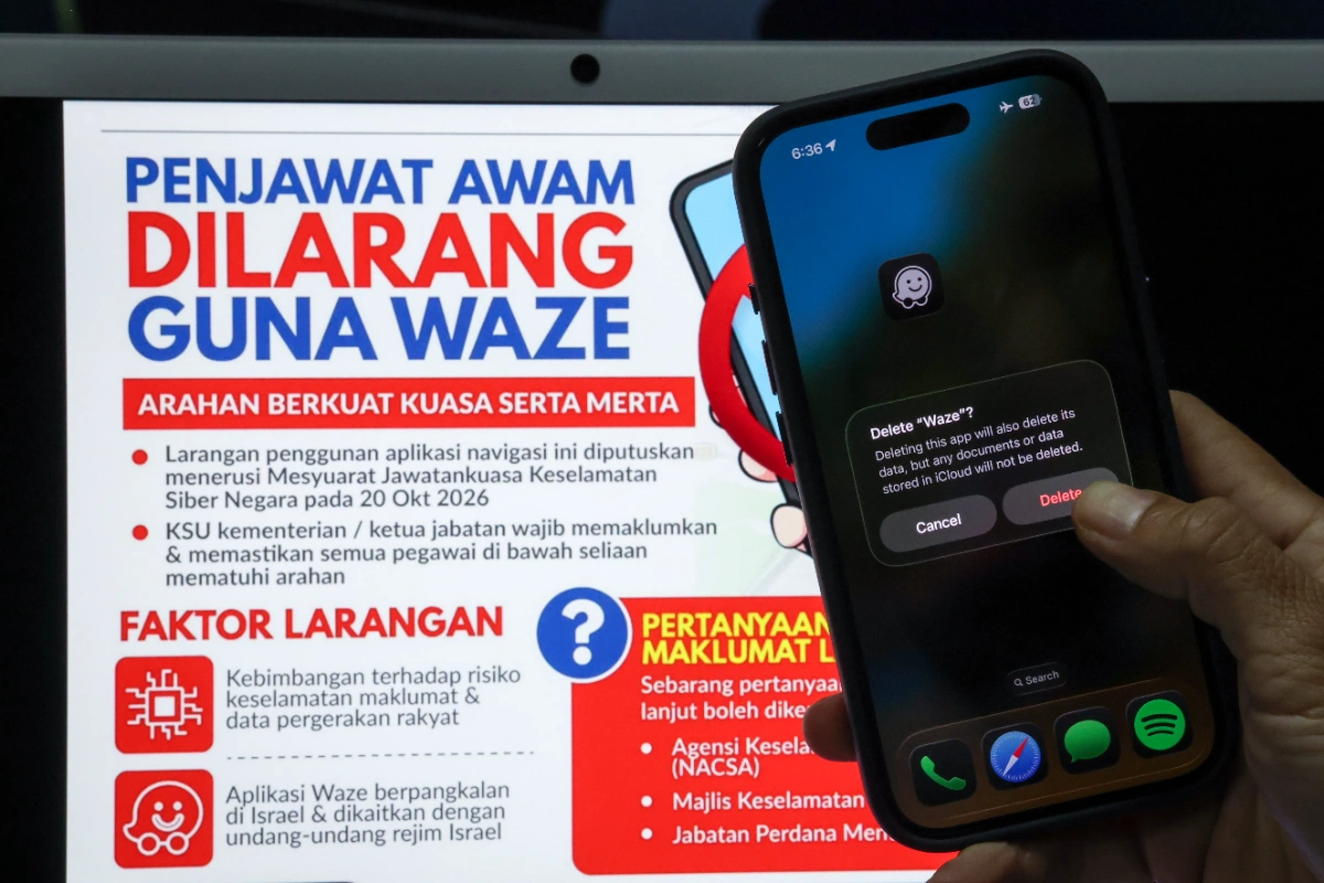 Malaysia will not compromise on national security risks linked to Waze – MKN